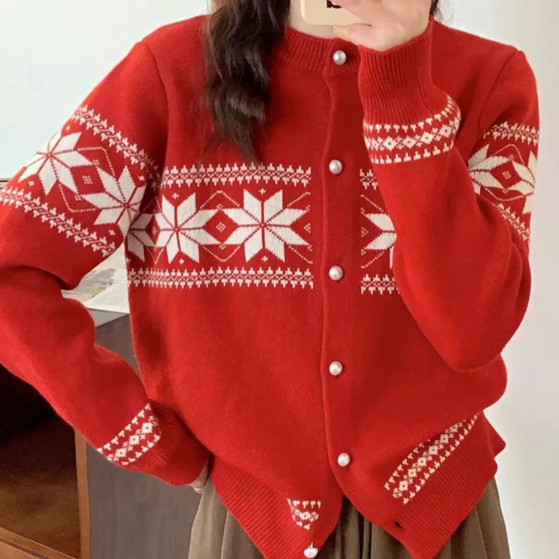 Warmer festlicher Pullover für Damen