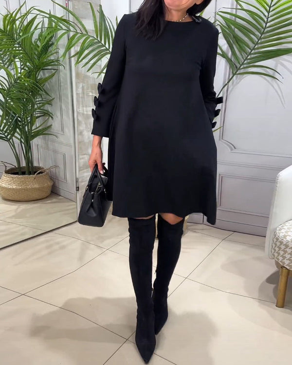 Kuscheliges | Casual Kleid mit langen Ärmeln für dich