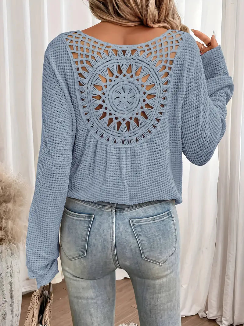 Becky – Eleganter V-Ausschnitt-Pullover mit zeitlosem Design