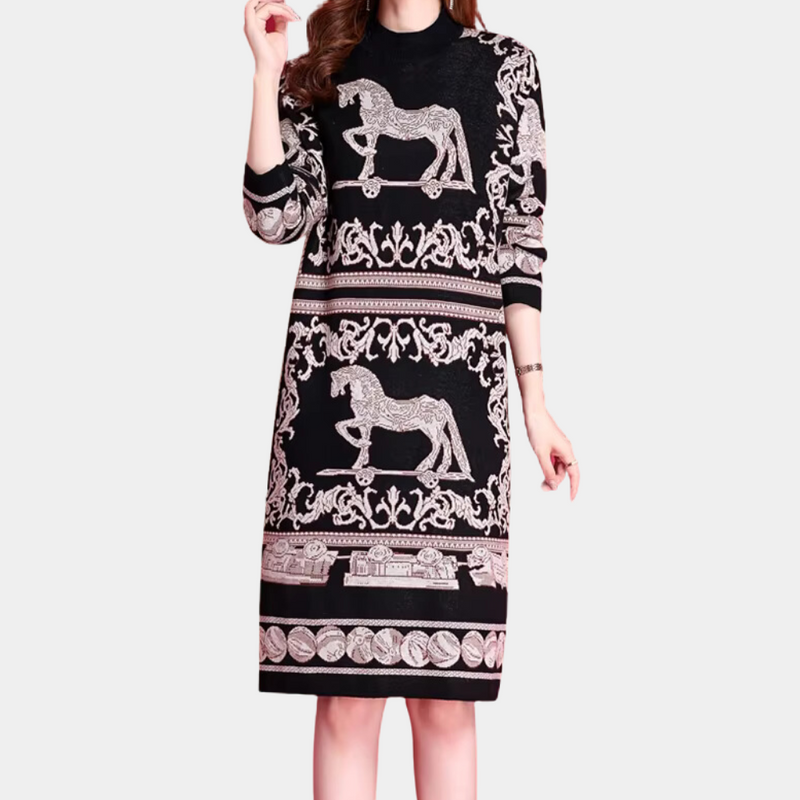 Elegantes und Bequemes Pullover-Kleid für Damen