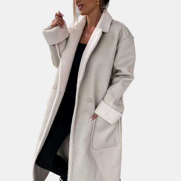 Warme elegante Winterjacke für Damen
