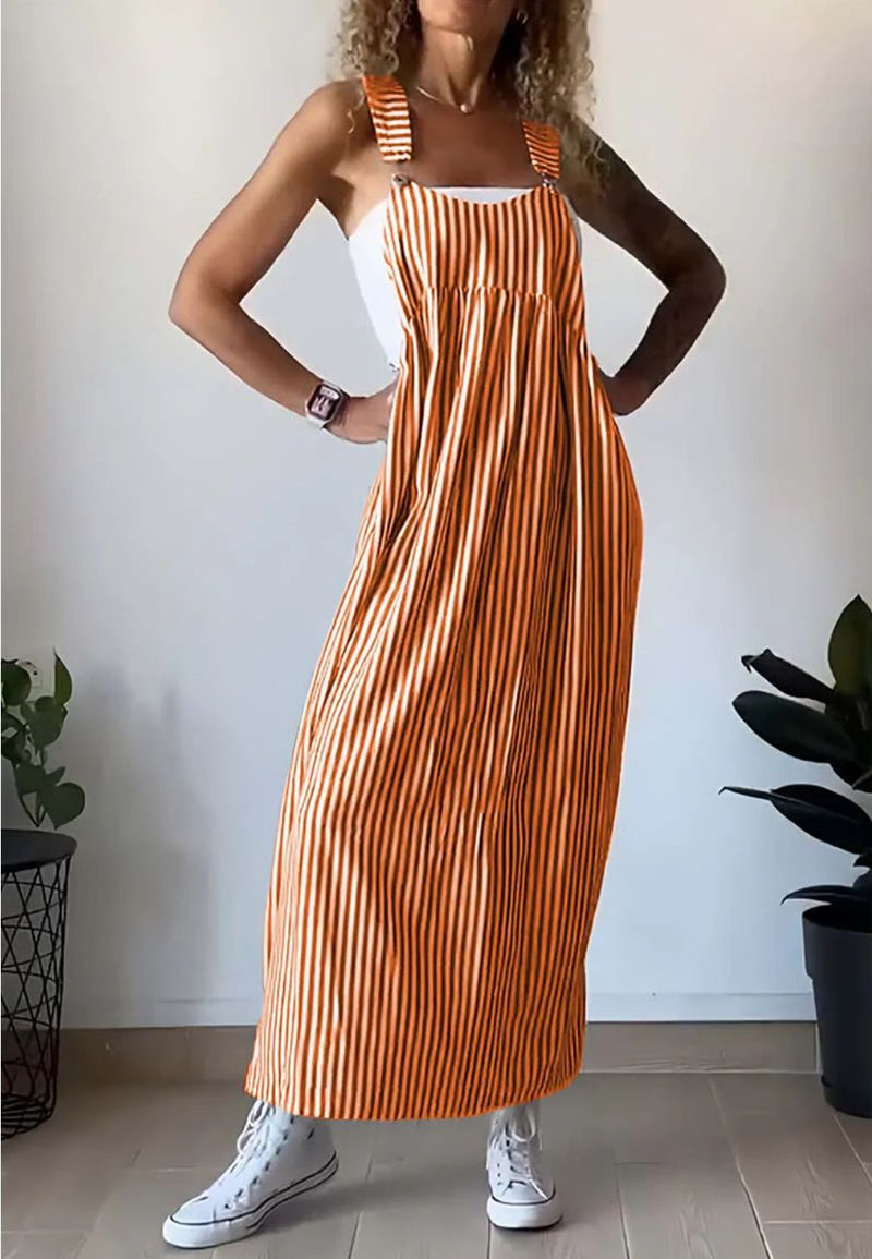 Kuscheliges - Lässiges gestreiftes Kleid für dich