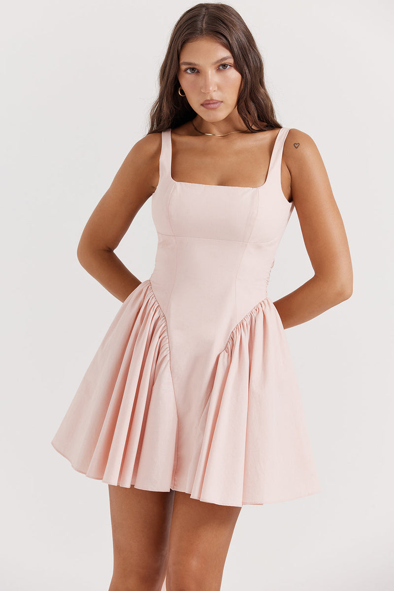 Elegantes Heidi -Mini-Kleid Mit Schleife für Feste