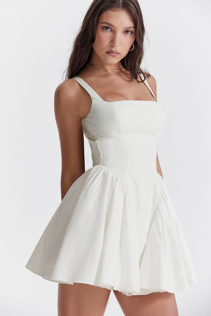 Elegantes Heidi -Mini-Kleid Mit Schleife für Feste