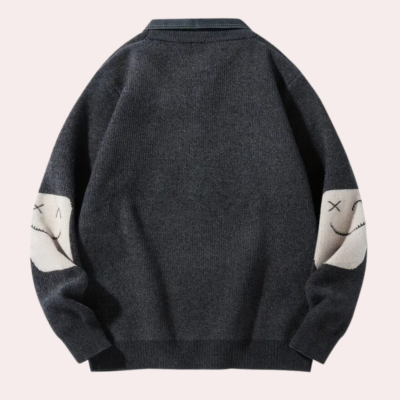 Warme Herren Winterpullover