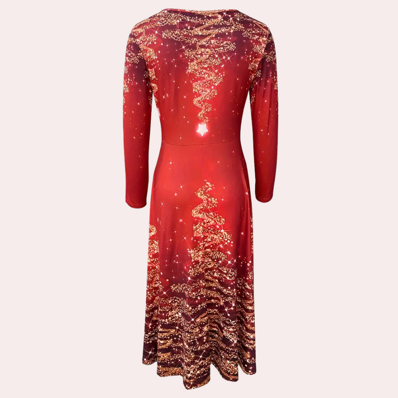 Elegante und Vielseitige Damen Weihnachtskleid Kleid