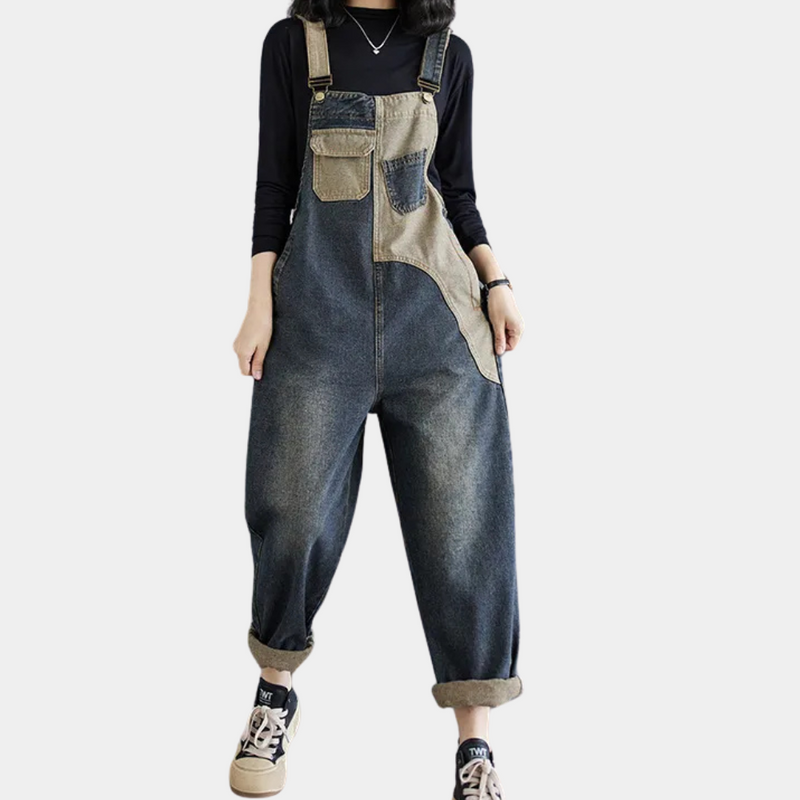 AGATA - Eleganter Denim-Jumpsuit für Damen