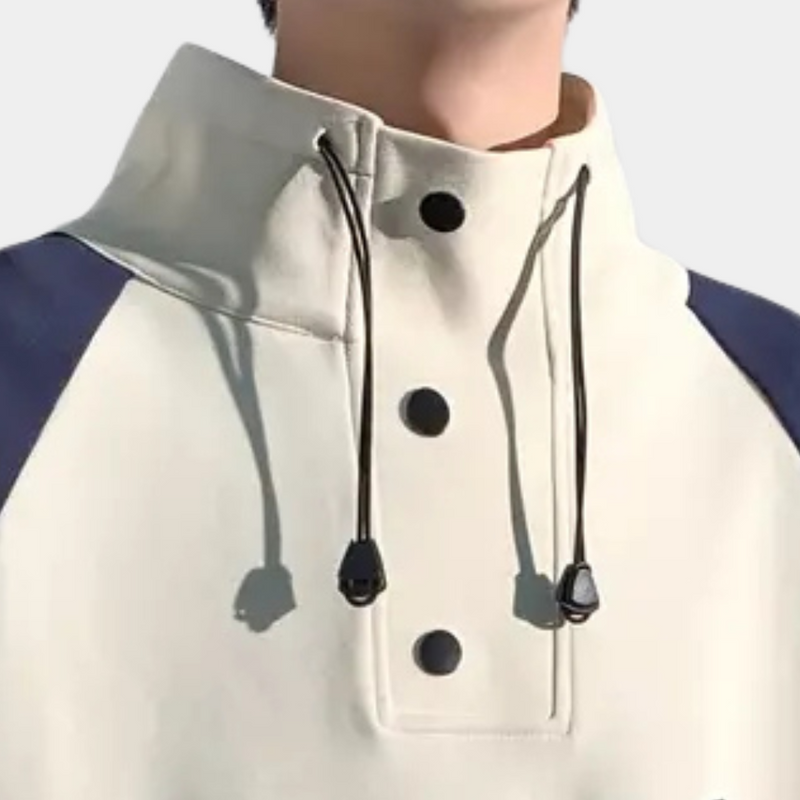 Elegante Herrenpullover mit Stehkragen