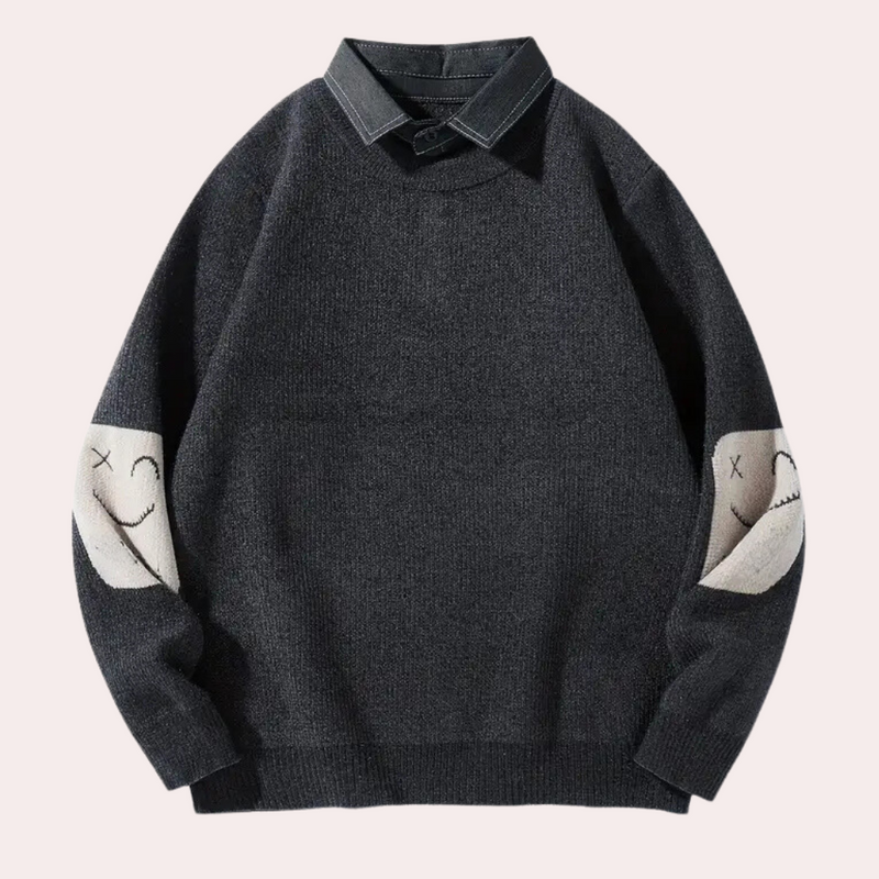 Warme Herren Winterpullover