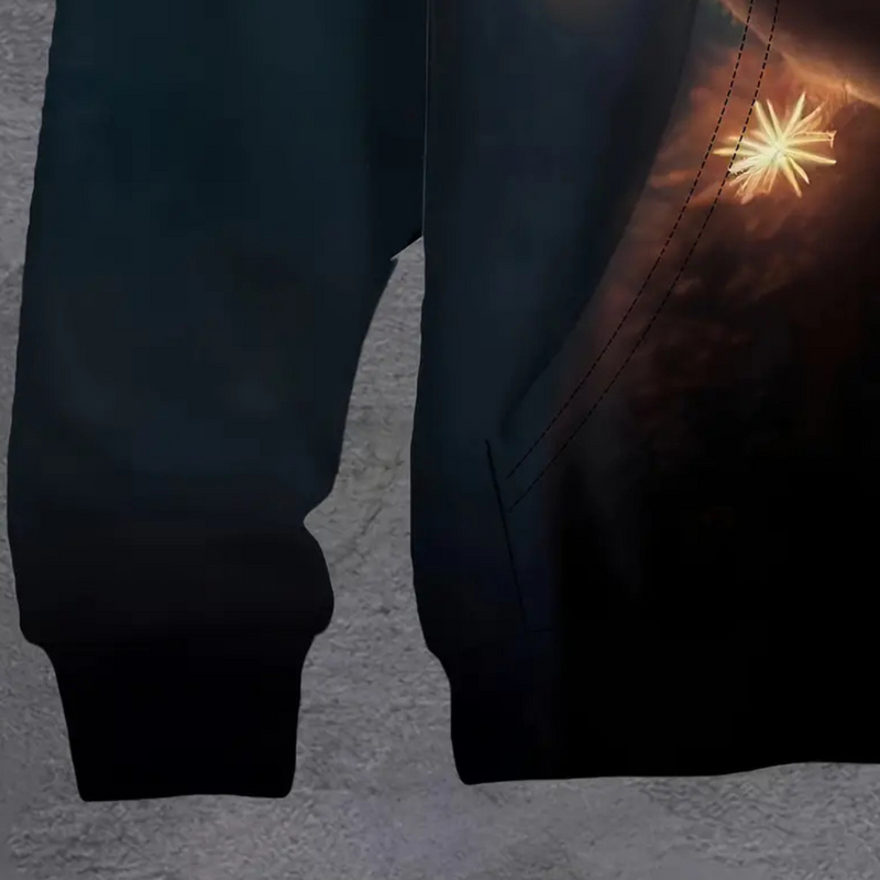Elegante warme Weihnachts-Hoodie für Herren
