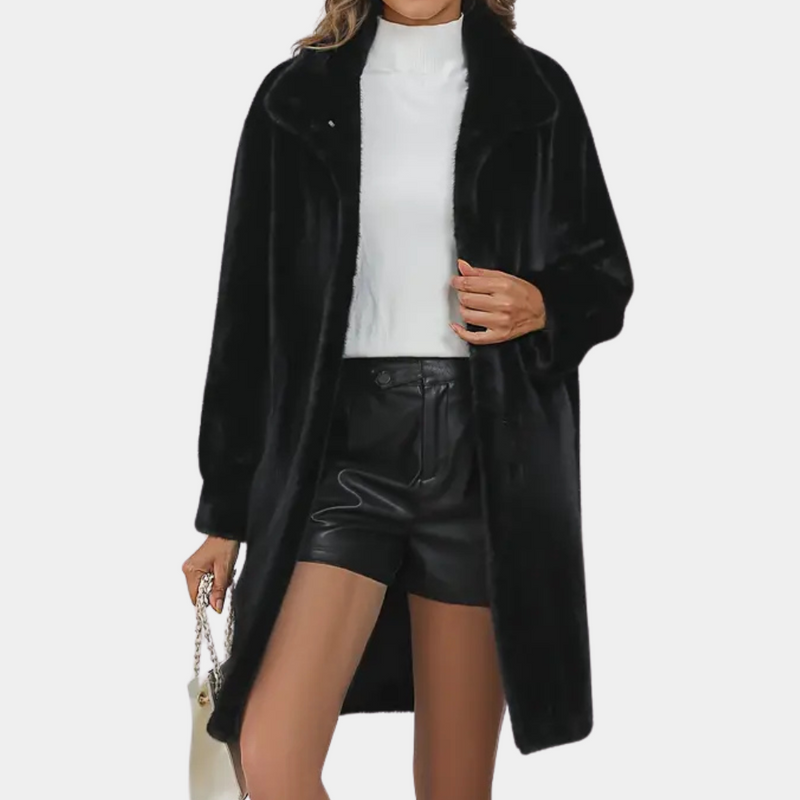 Eleganter Warmhalter Wintermantel für Damen