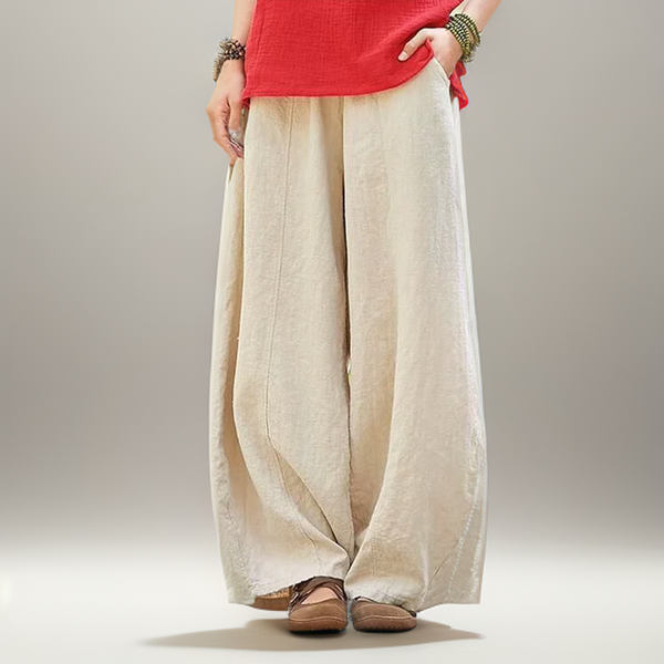 Bequeme Vintage-Laternenhose mit modernem Komfort