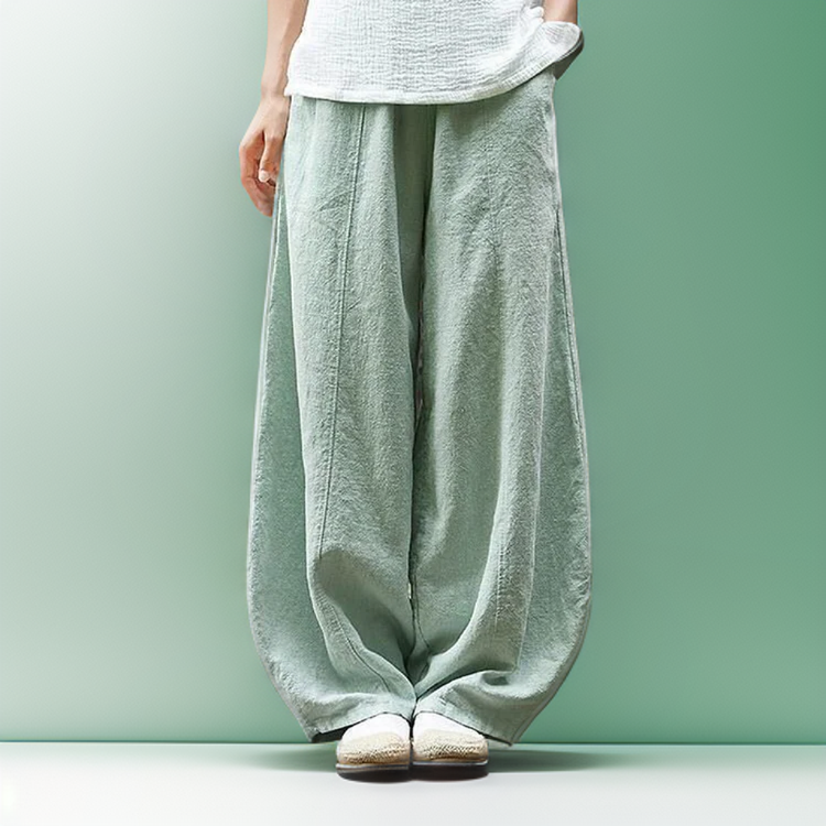 Bequeme Vintage-Laternenhose mit modernem Komfort