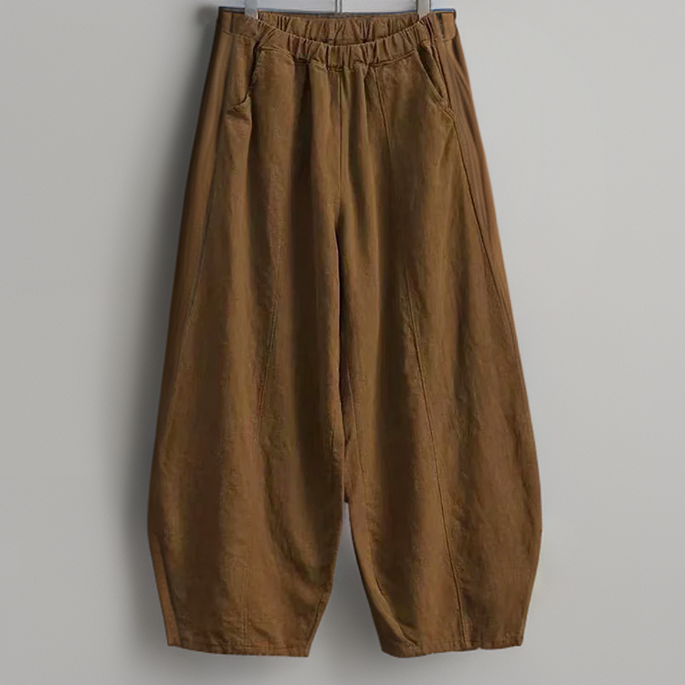 Bequeme Vintage-Laternenhose mit modernem Komfort