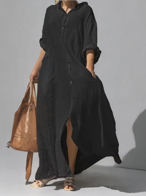 Lovette - Lockeres, übergroßes Kleid mit elegantem Charakter