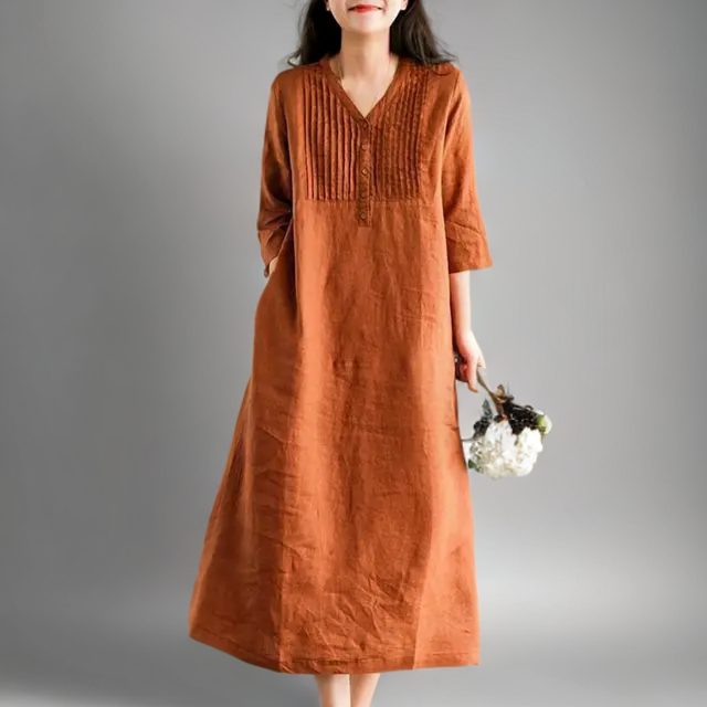 Gemini - Locker sitzendes Kleid mit Vintage-Charakter