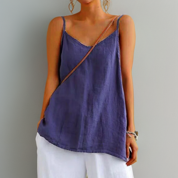 Portia | Lässiges ärmelloses T-shirt