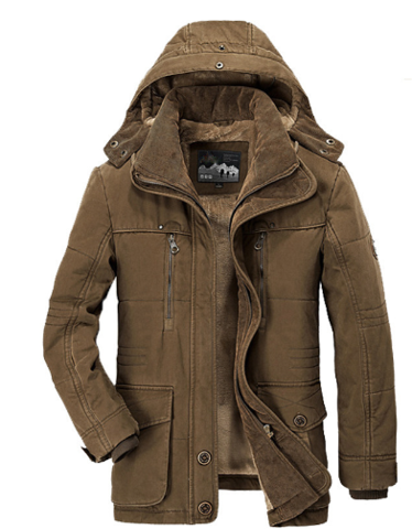 Warme Fleece-Winterjacke für Herren