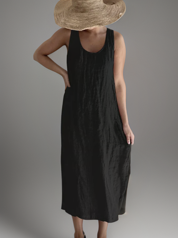 Daniella - Ärmelloses Maxikleid - Eleganz, die sich dehnt