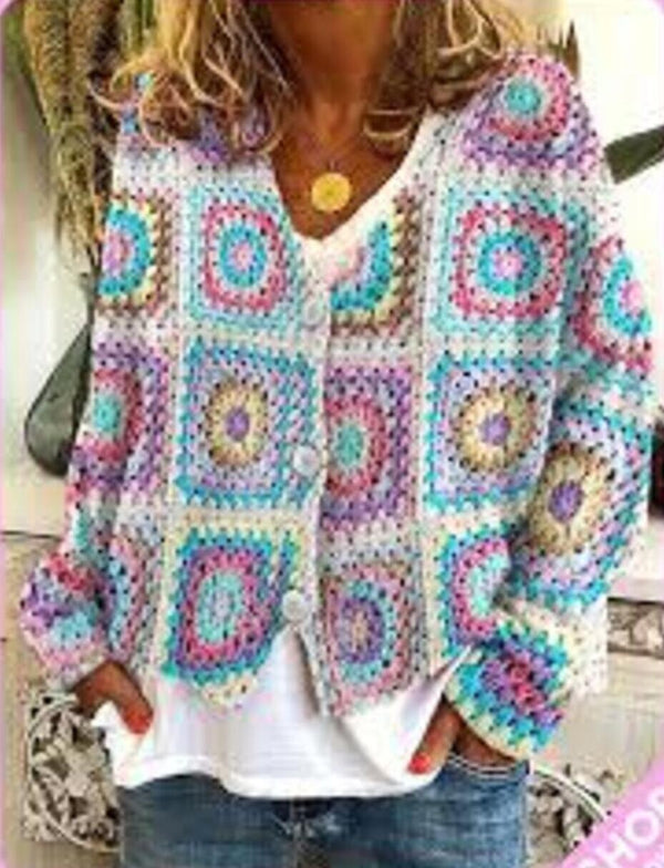 Legacy - Farbenfroher Langarmpullover