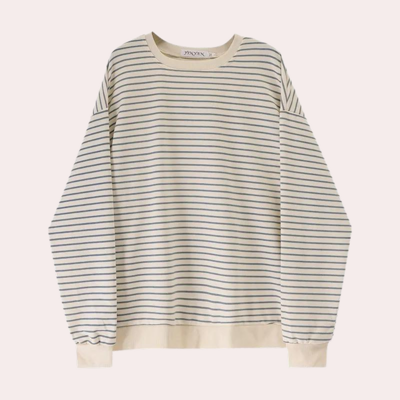 CHERYL - Bequemes gestreiftes Sweatshirt für Frauen