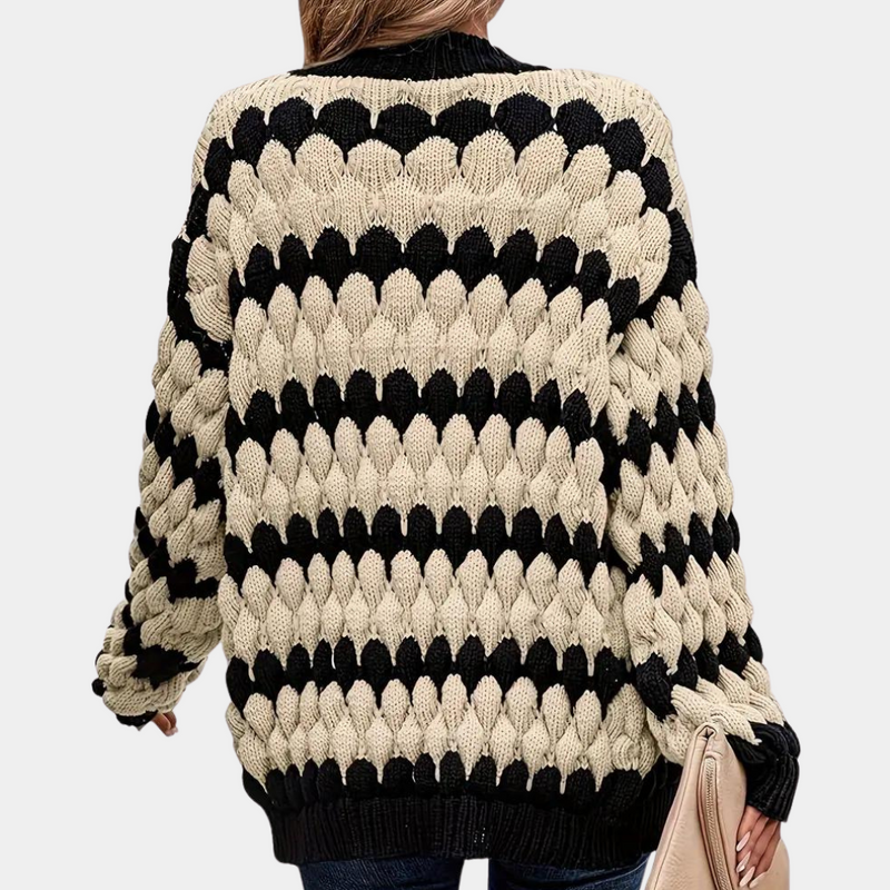 Warme und elegante Strickjacke für Damen