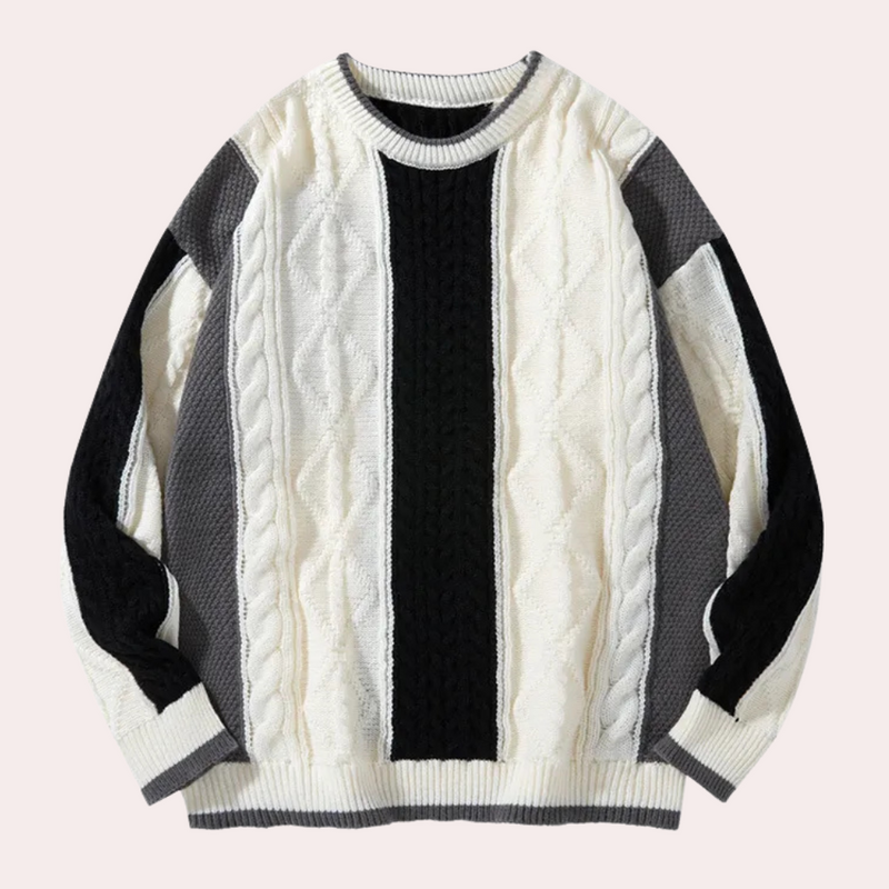Gemütlicher Strickpullover für Herren