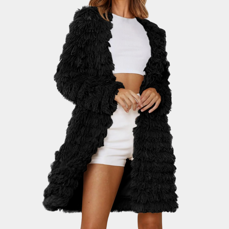 Warmer Bequemer Wintermantel für Damen