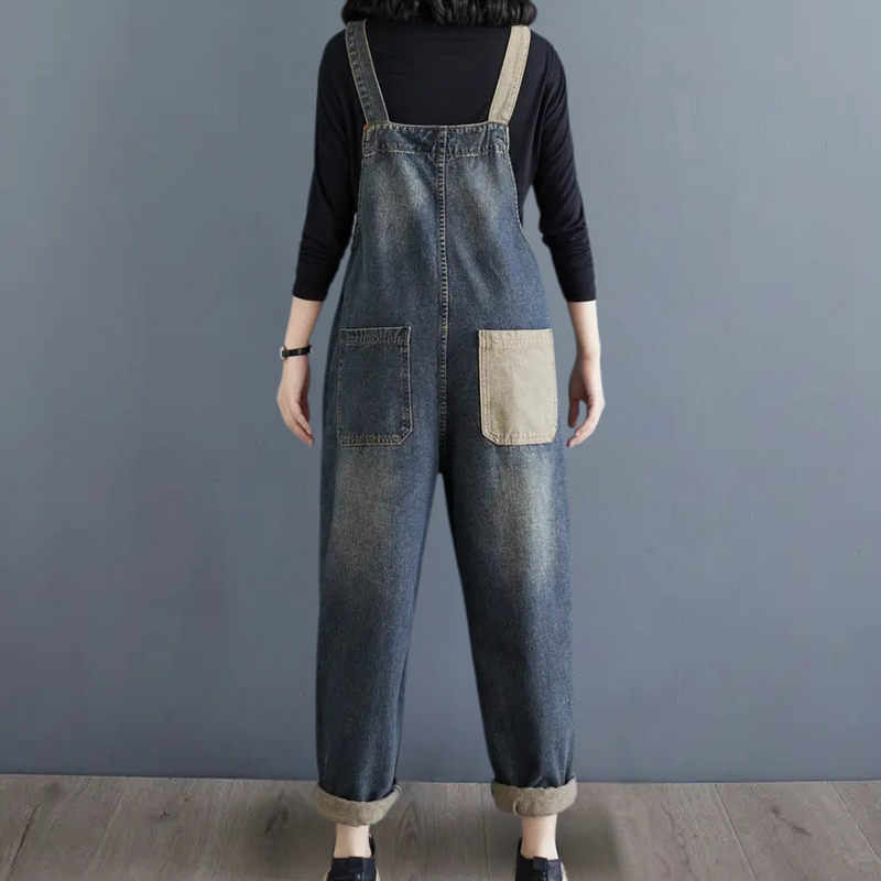 AGATA - Eleganter Denim-Jumpsuit für Damen