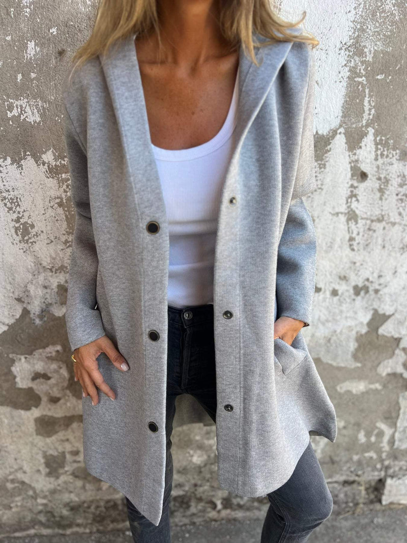 Damen wintermantel| Weiche Kapuzenjacke | Bequem & Lässig