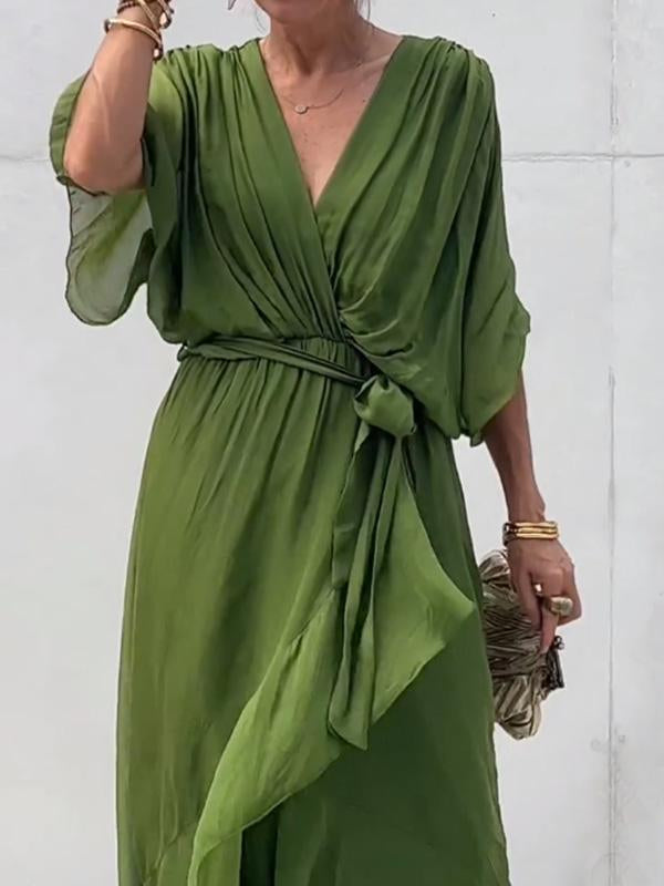 Eleganter Kaftan mit V-Ausschnitt für Damen