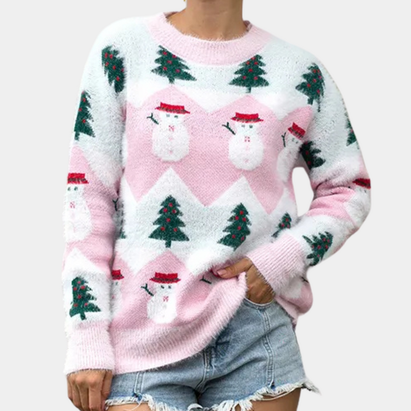 BRIANNA - Modischer Weihnachtspulli für Damen