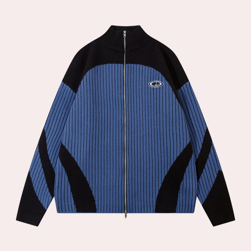 Elegante und Bequeme Herrenstrickjacke