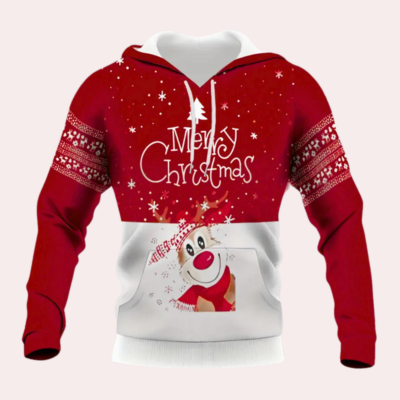 Warmer festlicher Hoodie für Herren