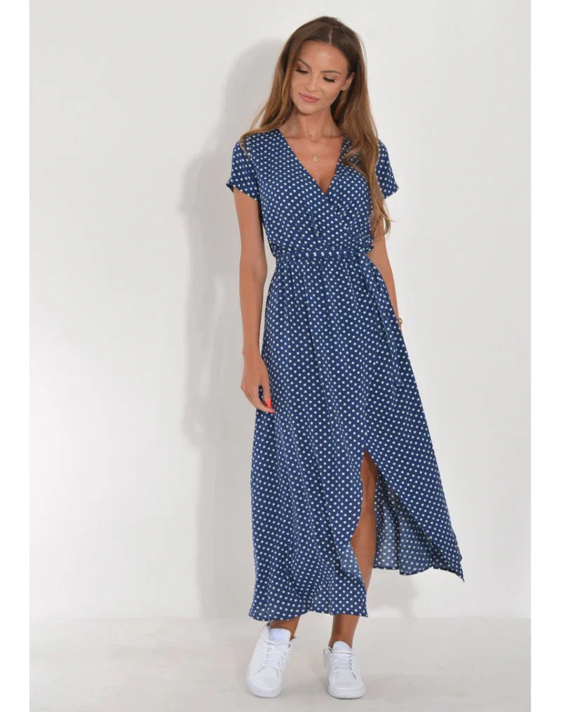 Weiches - Stilvolles V-Ausschnitt-Kleid für dich