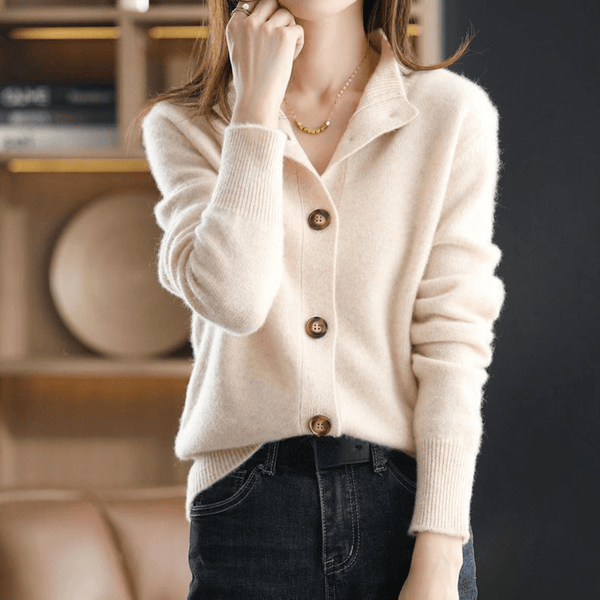Damen Pullover Emily | Weich & Bequem | Relaxed Fit | Stricktextur