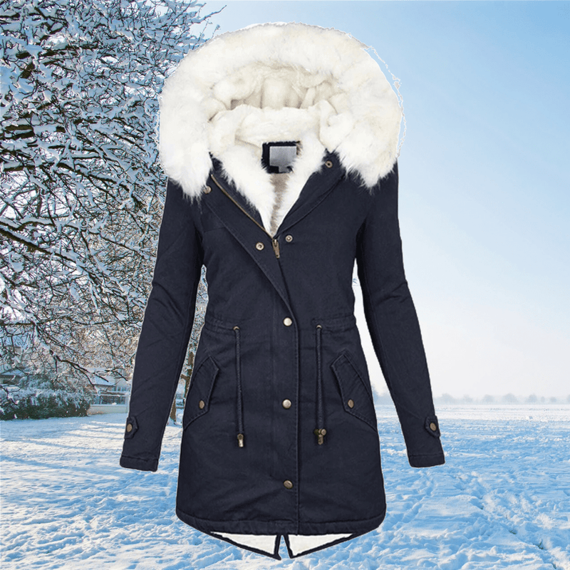 Elegante und warme Winterjacke
