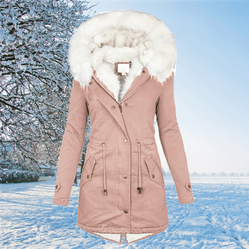 Elegante und warme Winterjacke