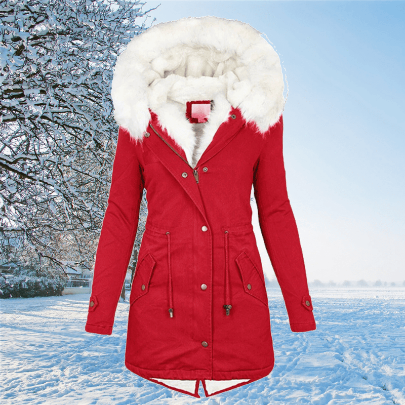 Elegante und warme Winterjacke