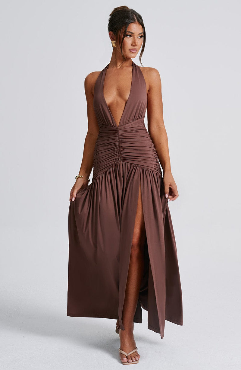 Elegantes Mayaâ Langes Kleid mit Spaghettiträgern