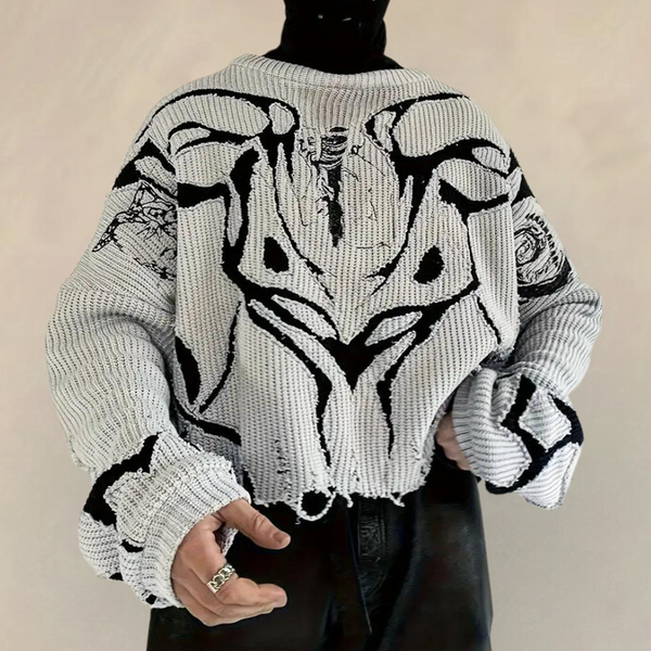 Elegante und Warme Herren Strickjacke
