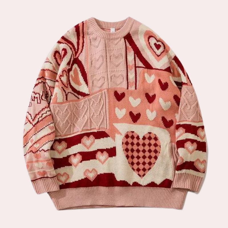 Elegante Herrenpullover in Rot