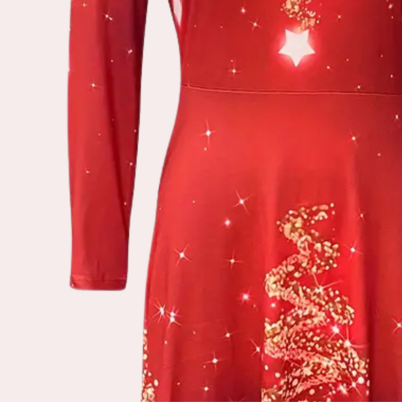 Elegante und Vielseitige Damen Weihnachtskleid Kleid