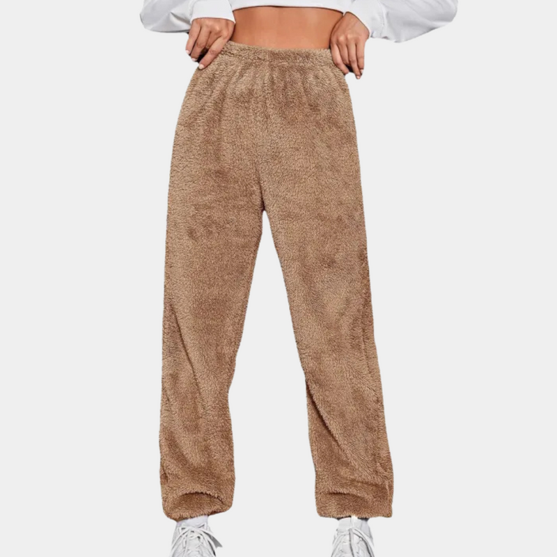 Weiche Plüsch-Loungebrocken für Damen im Trend