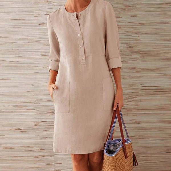 Kleid aus Midi-Länge für Frauen