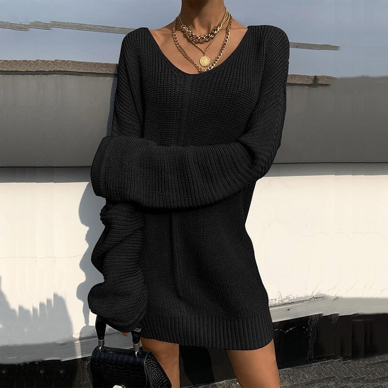 Elegantes | Casual Strickkleid für dich