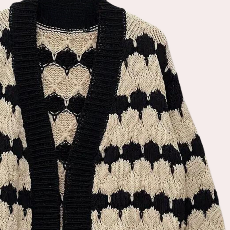 Warme und elegante Strickjacke für Damen