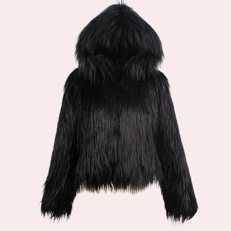 Warmer Eleganter Cropped Mantel für Frauen