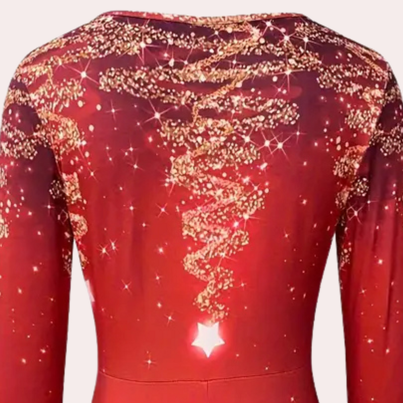 Elegante und Vielseitige Damen Weihnachtskleid Kleid