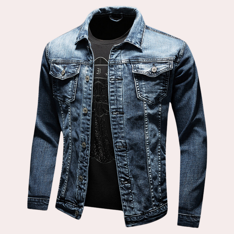 Elegante Jeansjacke für Männer
